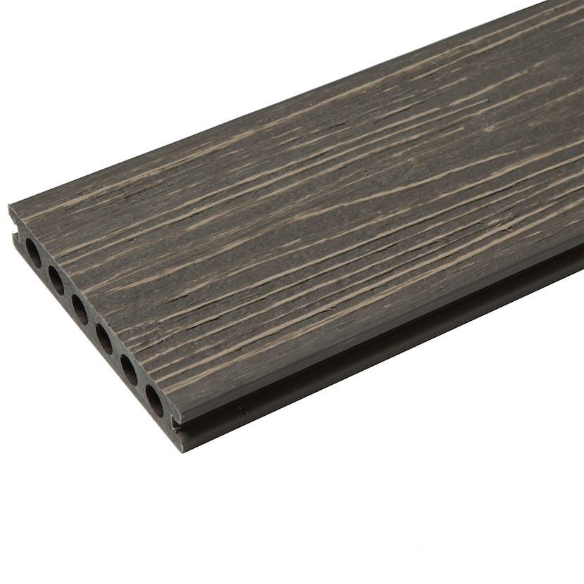 Террасная доска CM Decking ZEBRANO, Бежево-серый, 23х138х3000